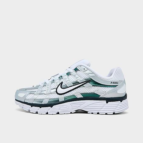Nike Women's P-6000 Casual Shoes in White/Off White/Dark Smoke Grey Size: 5.5 | Finish Line (US)