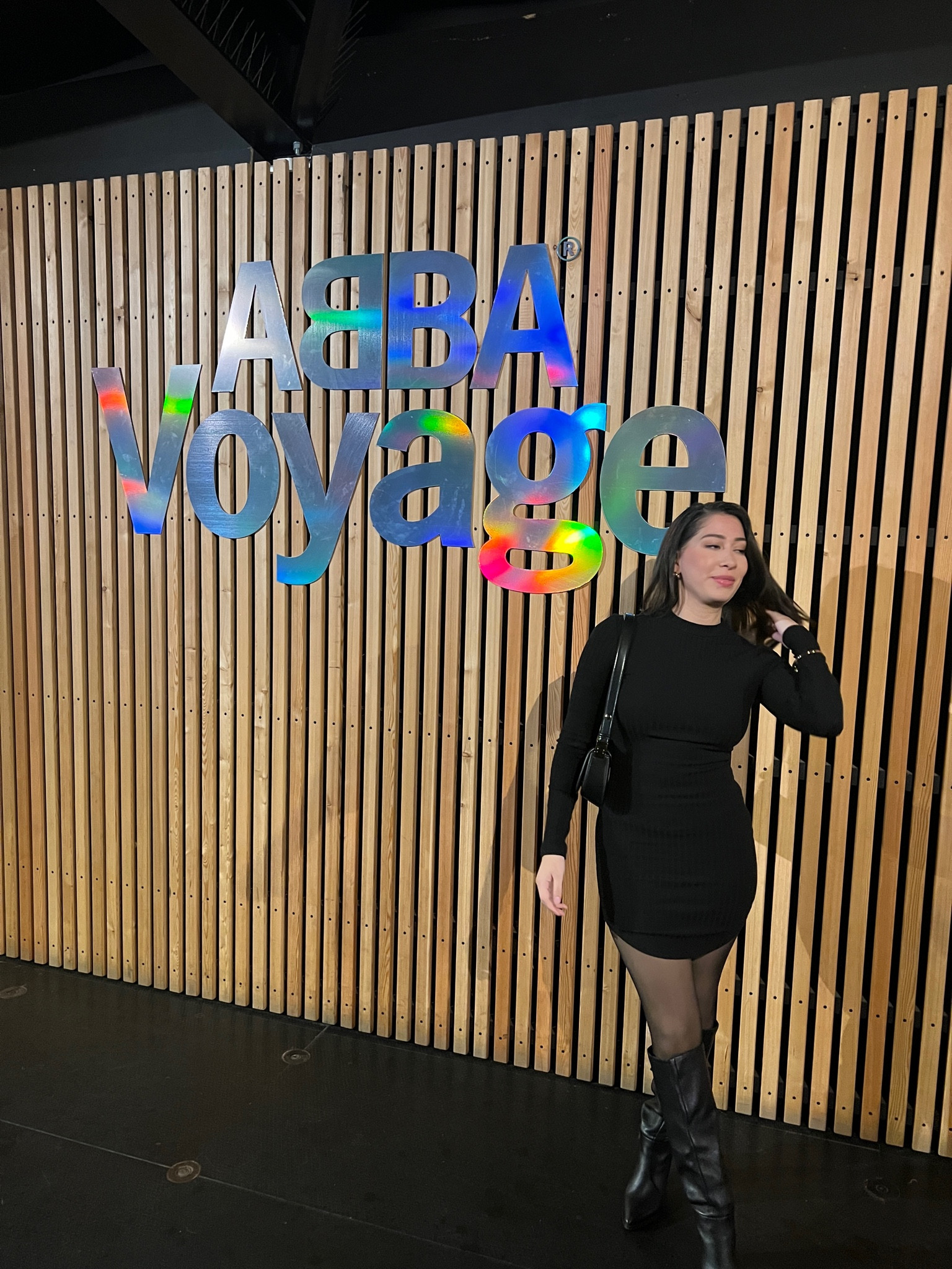Dream come true with this concert. Opted for a classic black mini dress with tights and knee-high boots. Comfy but cute except for these are not boots for standing more than 1 hour 😅
