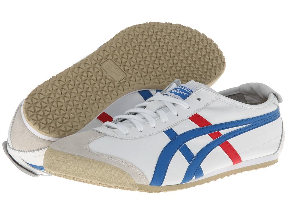 Onitsuka Tiger by Asics - Mexico 66 (White/Blue) Lace up casual Shoes | Zappos