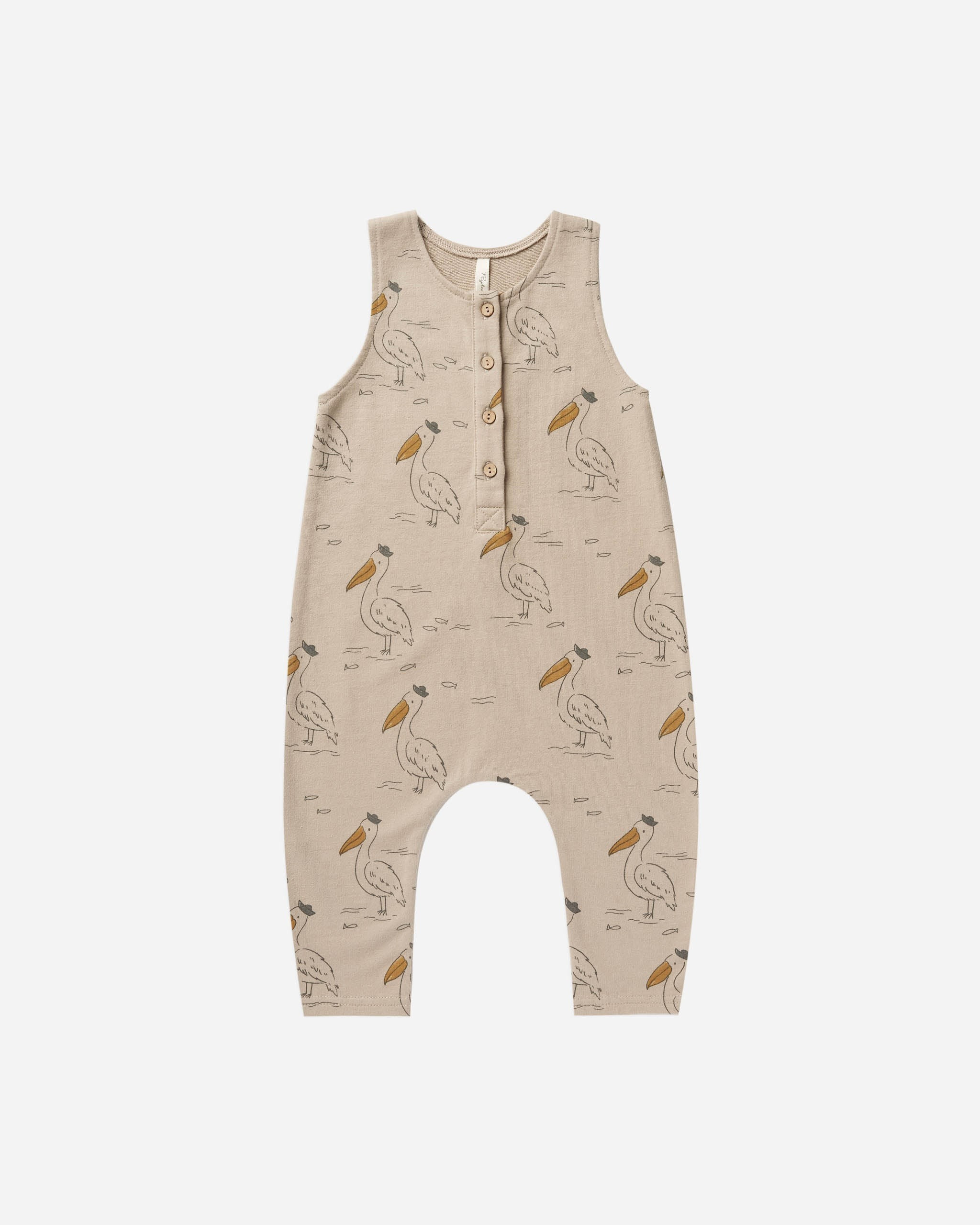 sleeveless jumpsuit | pelicans | Rylee + Cru