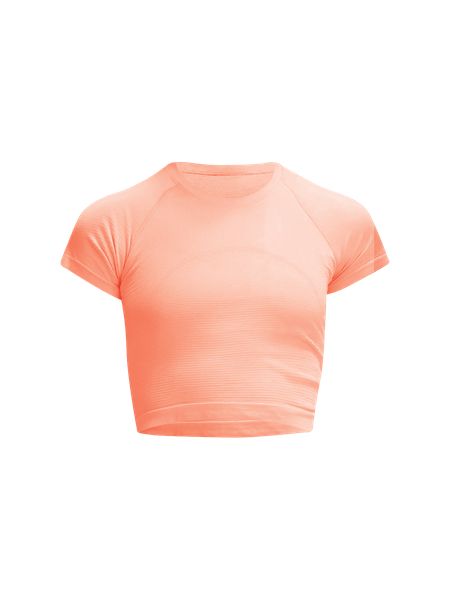 Swiftly Tech Cropped Short-Sleeve Shirt 2.0 | Women's Short Sleeve Shirts & Tee's | lululemon | Lululemon (US)