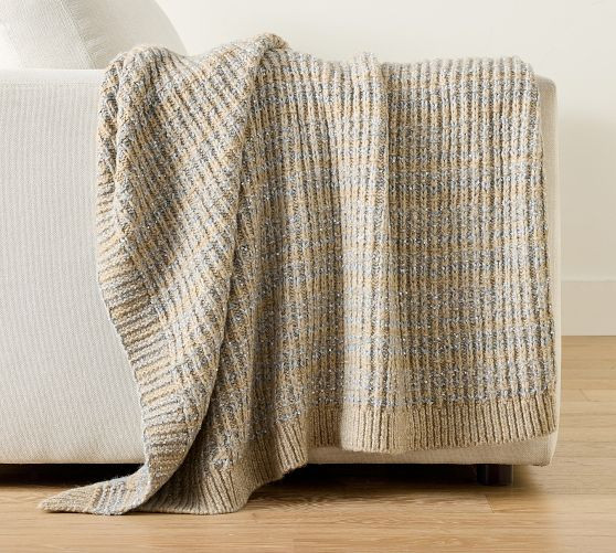 Archie Sparkle Knit Throw | Pottery Barn (US)