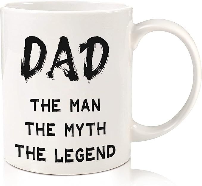 Fathers Day Funny Gifts for Dad from Daughter Son - Dad The Man The Myth The Legend,Birthday Gift... | Amazon (US)