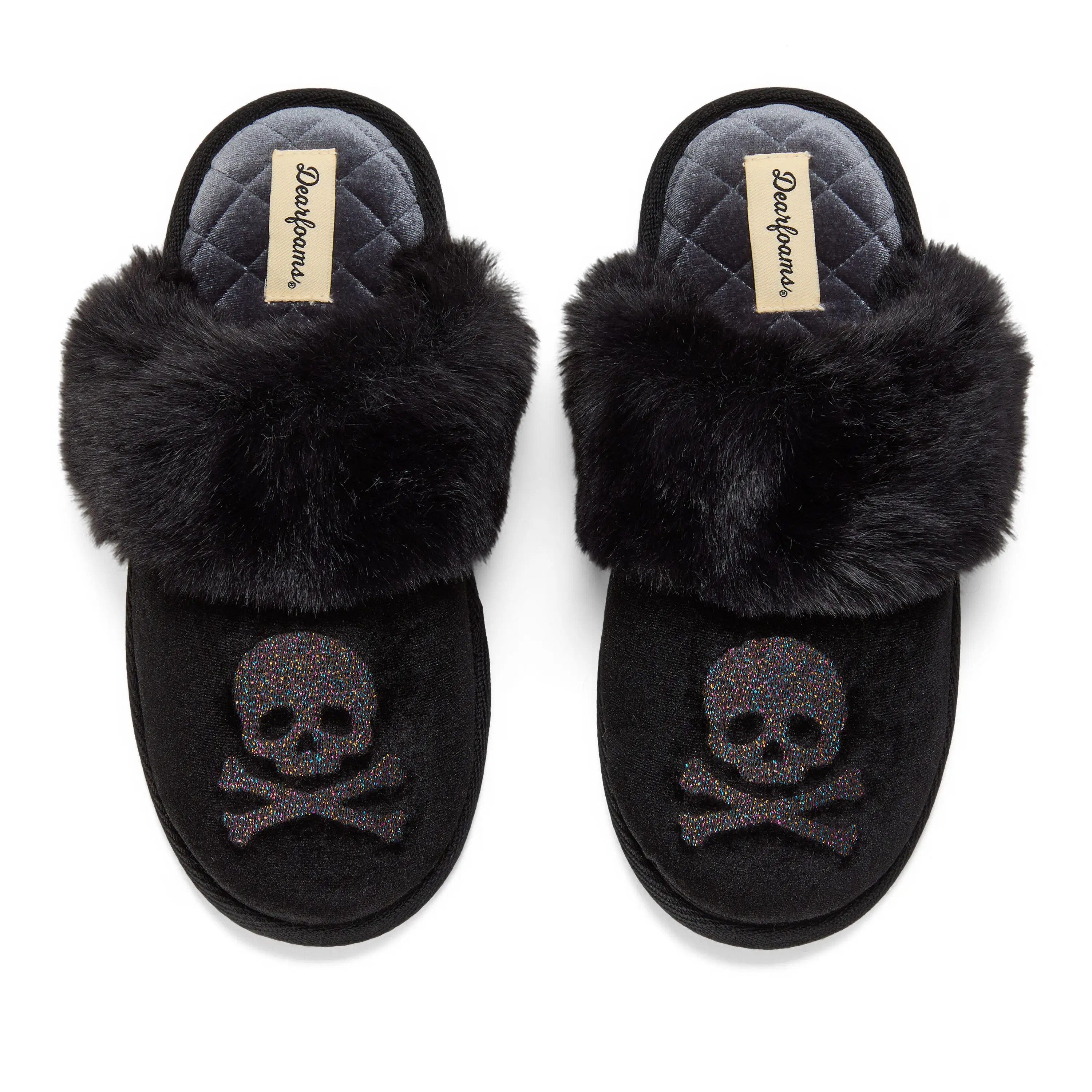 Dearfoams Halloween Velour Scuff Slippers (Women) | Nordstrom | Nordstrom