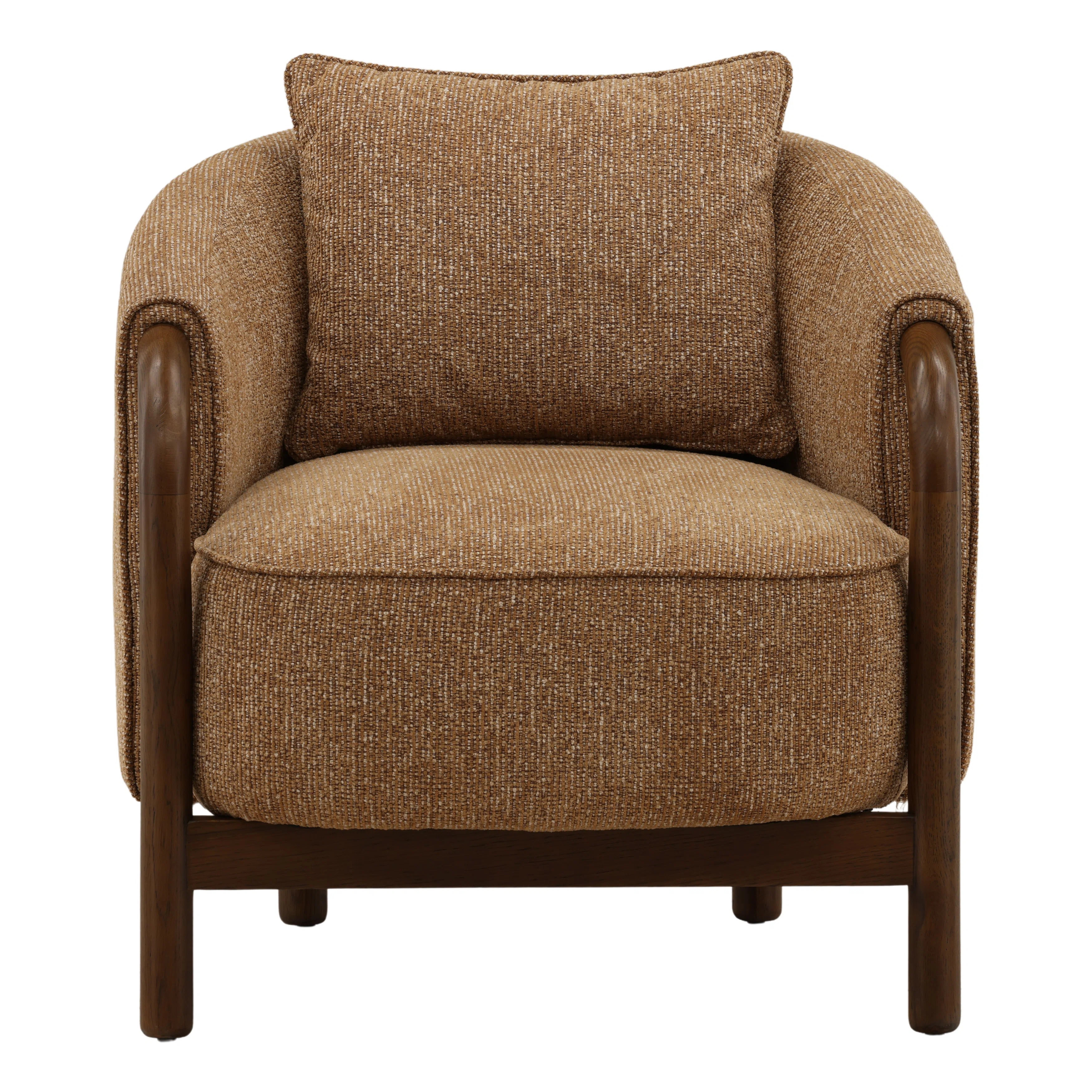 Rimas Occasional Chair Brown | Wayfair North America