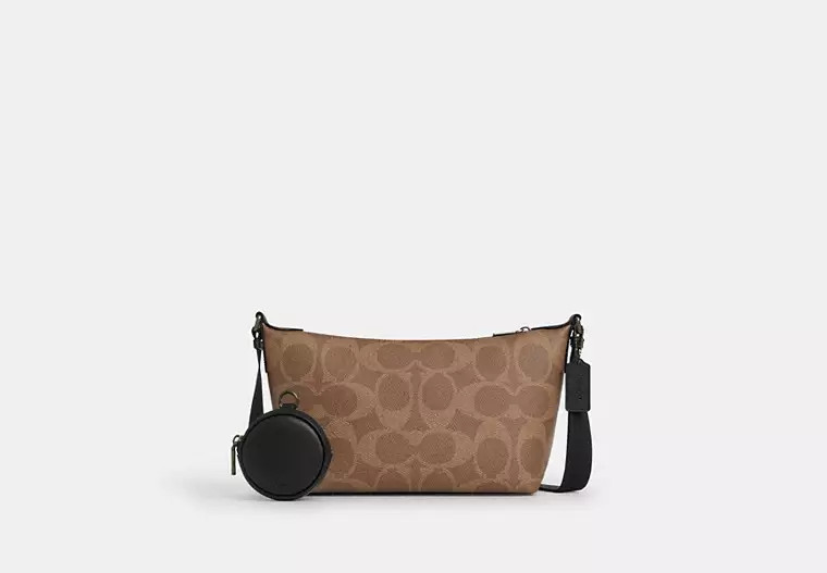 Small Finn Crossbody Bag With Pouch In Maxi Signature Canvas | Coach (US)