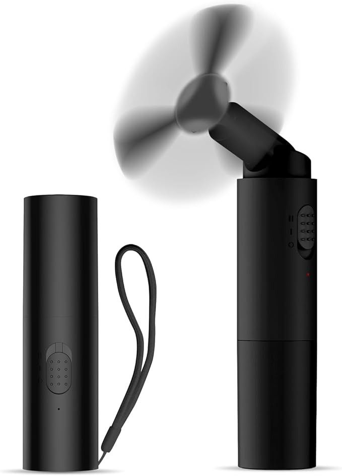 Andwing Mini Portable Fan, Rechargeable Hand Fan - 3000mAh Battery Operated, Up to 22Hrs+ for Mak... | Amazon (US)