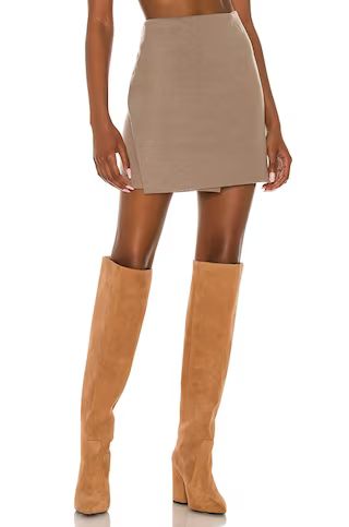 Vince Asymmetric Paneled Skirt in Birch from Revolve.com | Revolve Clothing (Global)