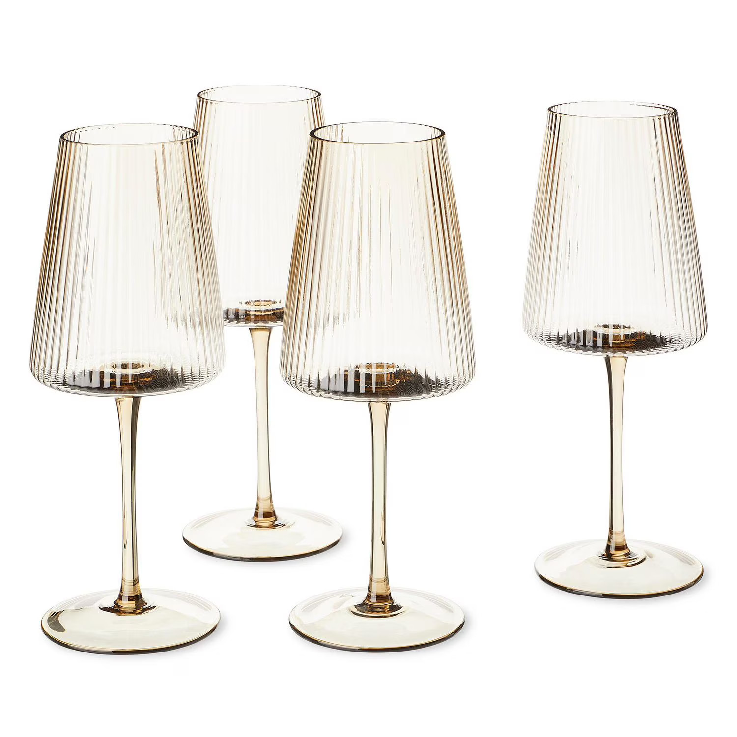 FRAÎCHE Spring Wine Glass Tan, 4 pack, One Size - Walmart.ca | Walmart (CA)