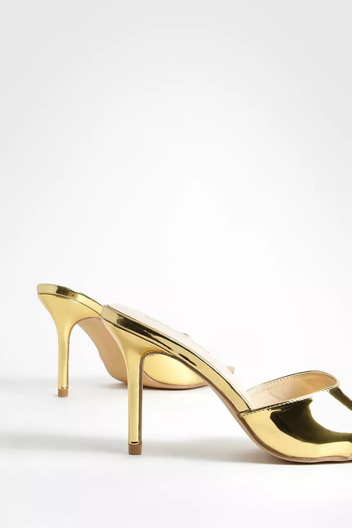 Low Stiletto Pointed Toe Heeled Mules | boohoo (US & Canada)