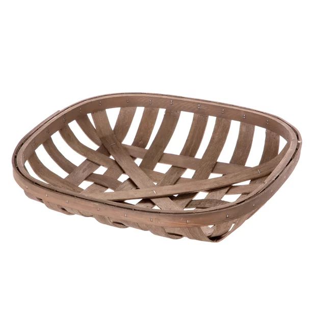 Mainstays Brown Woodchip Tobacco Basket - Walmart.com | Walmart (US)