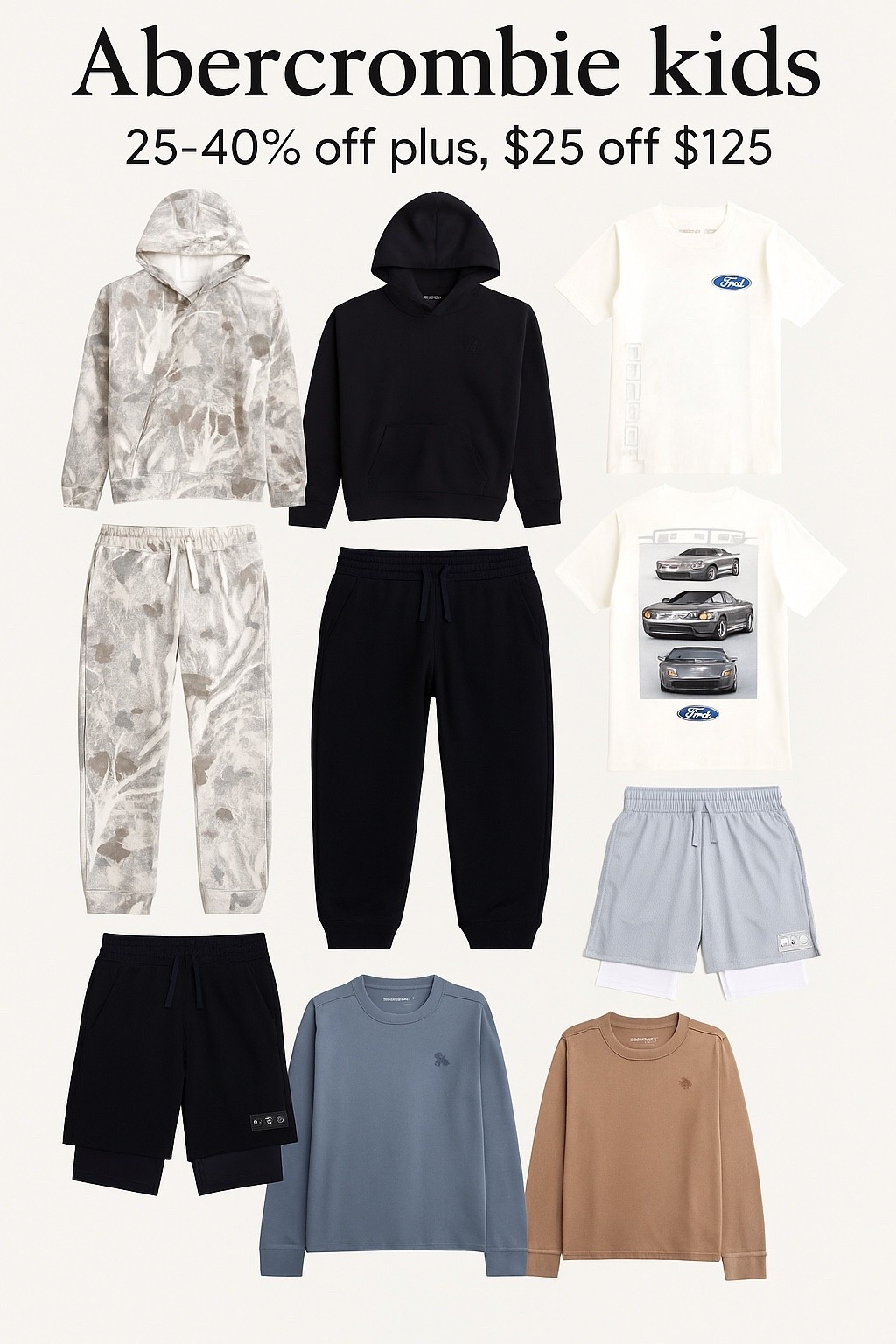 Abercrombie kids boys: what I ordered Michael! Abercrombie kids sweat sets 

#LTKActive #LTKSaleAlert #LTKKids