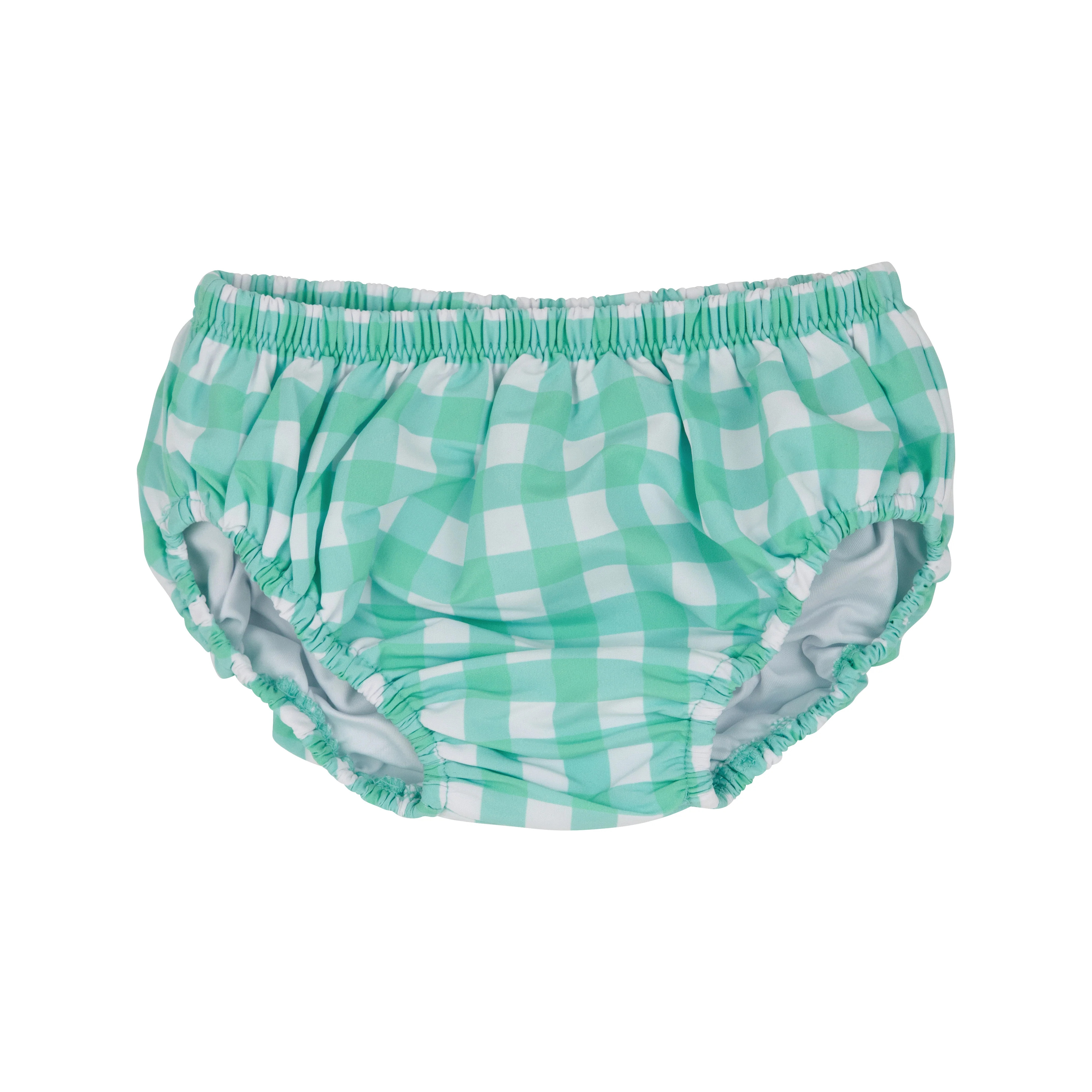 Beach Bum Cover - Sea Island Seafoam & Grace Bay Green Gingham | The Beaufort Bonnet Company