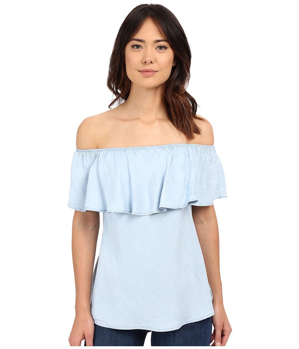 Brigitte Bailey - Darilyna Off Shoulder Top (Soft Blue) Women's Clothing | 6pm