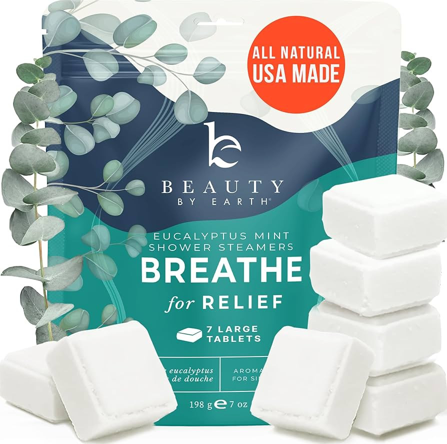 Shower Steamers Aromatherapy - USA Made with Natural Ingredients & Eucalyptus Essential Oil, Larg... | Amazon (US)