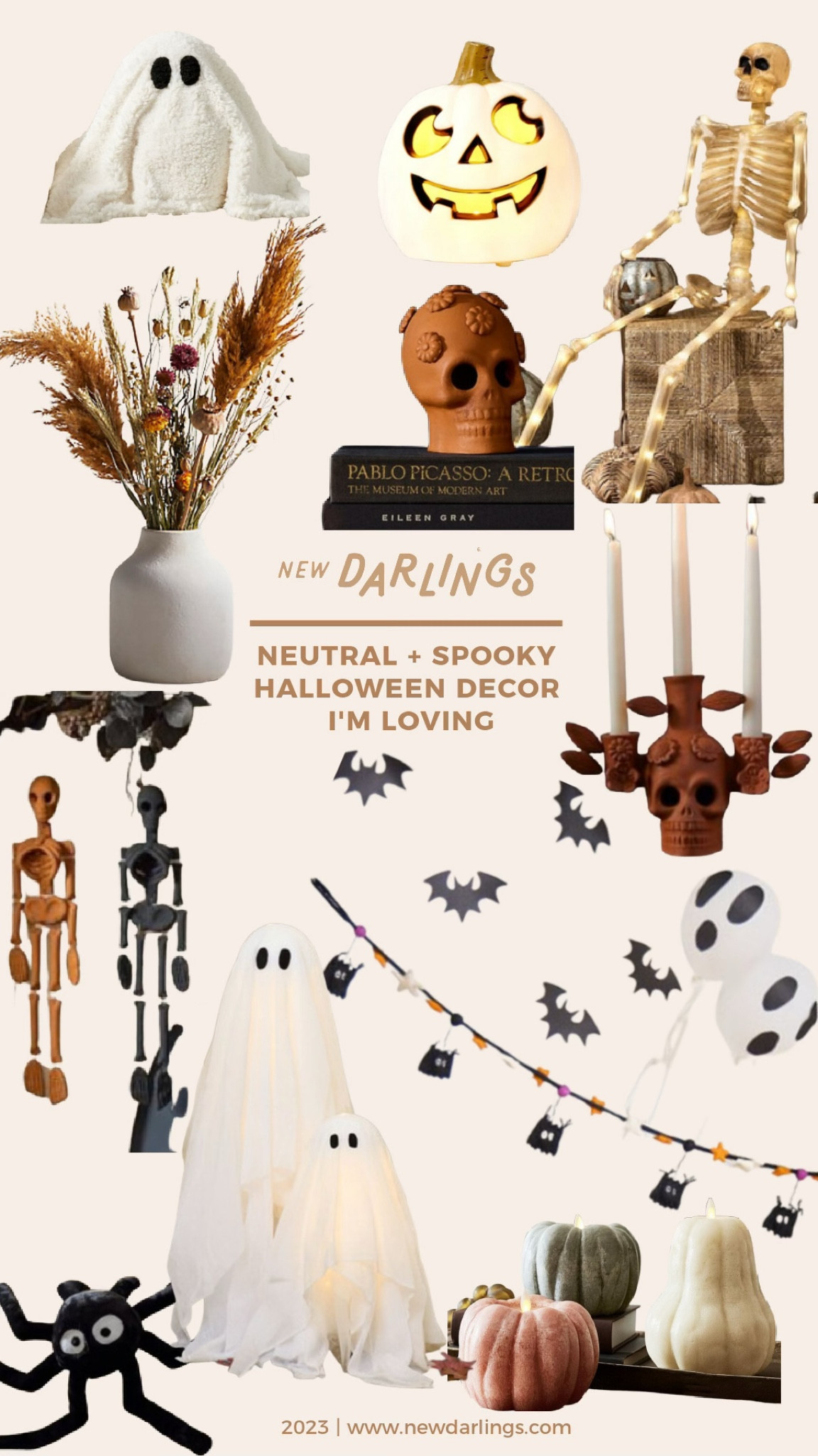 Neutral Halloween decor - fall decor - pumpkins 

#LTKunder100 

#LTKHalloween #LTKhome #LTKSeasonal