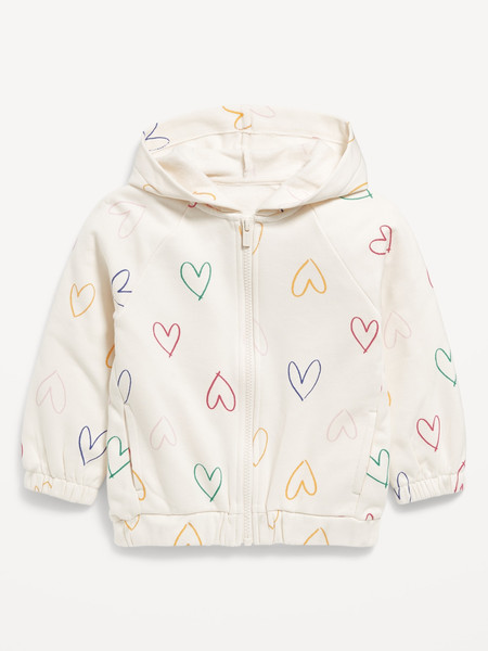 Printed Zip Hoodie for Toddler Girls | Old Navy (US)