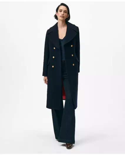 Wool Officer Coat | Brooks Brothers