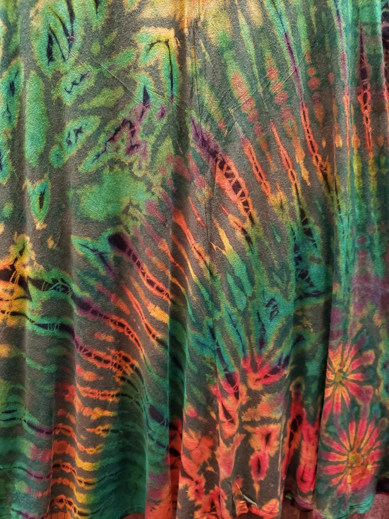 FUNKY TOWN Hippie Tie Dye Top/Tunic with Pocket! Plus Size | Etsy (Global)