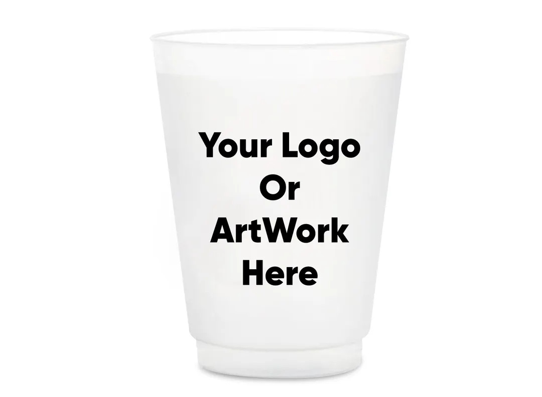 Custom Frost Flex Cups | Personalized Shatterproof Party Cups for Weddings & Events - Reusable an... | Etsy (US)