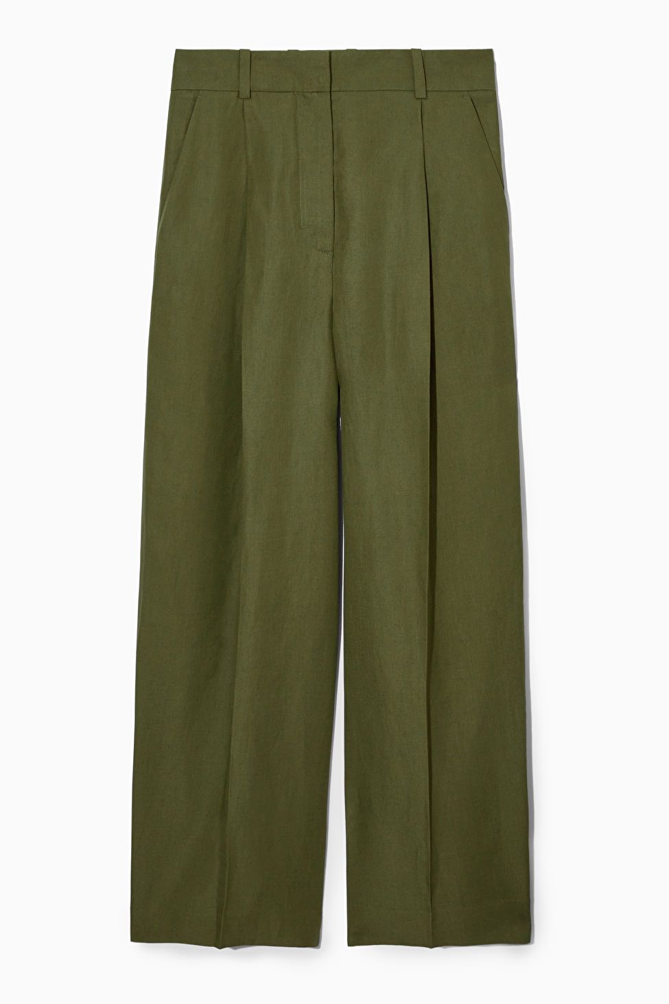 TAILORED LINEN-BLEND TROUSERS | COS UK