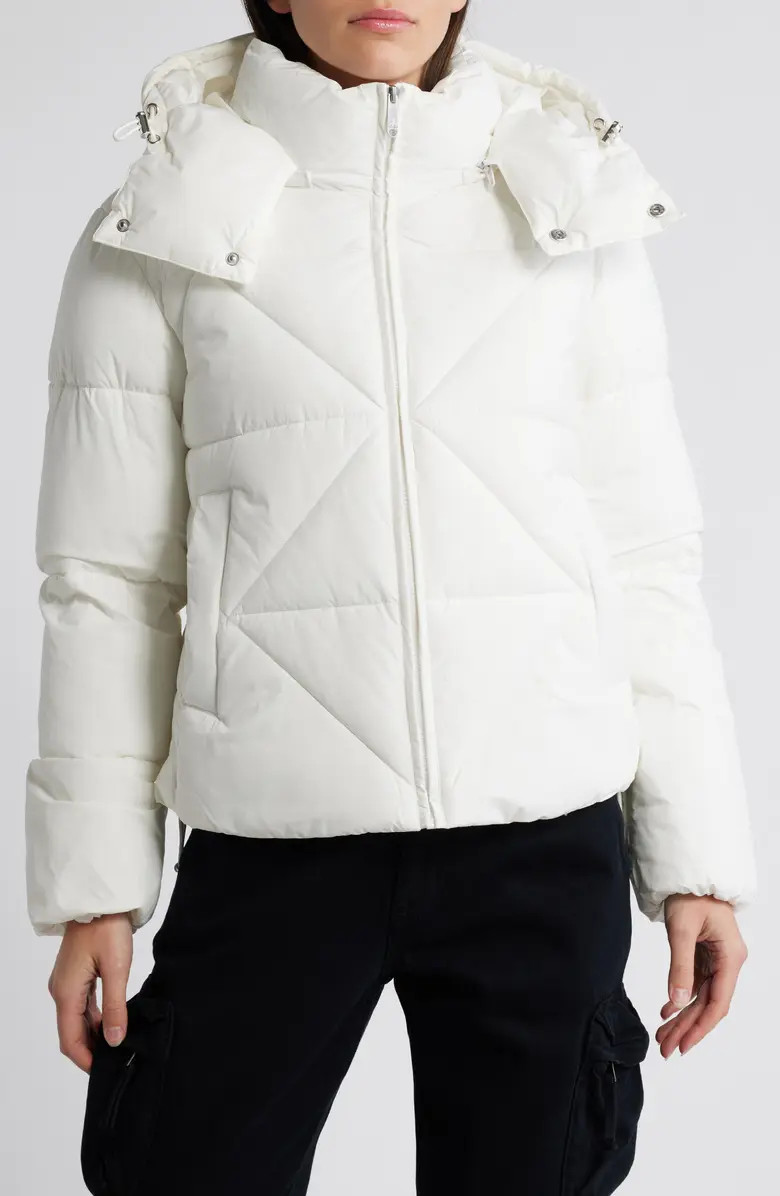 Crop Zip Puffer Jacket | Nordstrom