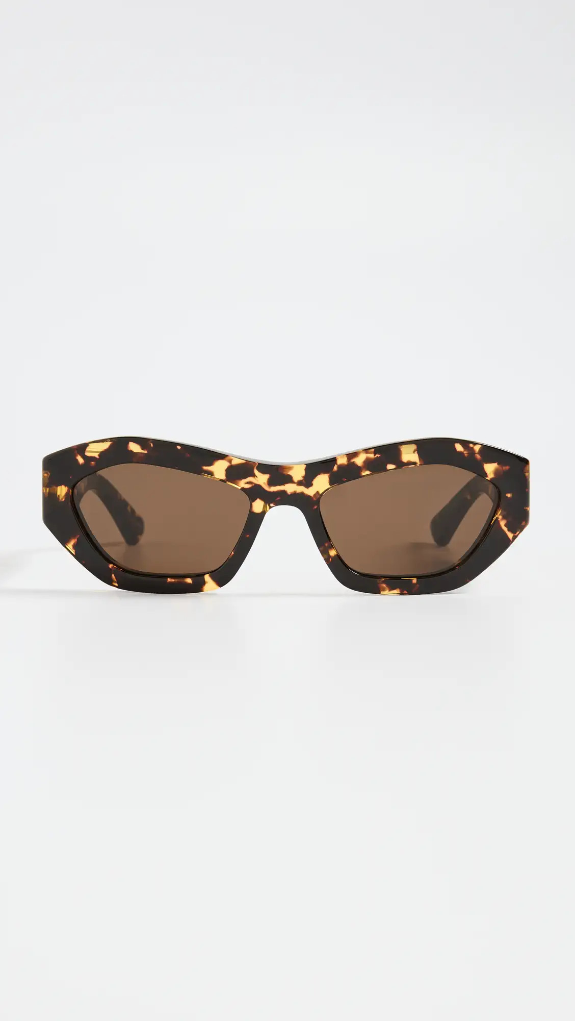 Bottega Veneta New Triangle Acetate Sunglasses | Shopbop | Shopbop