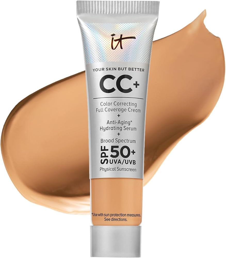 IT Cosmetics Your Skin But Better CC+ Cream Travel Size - Color Correcting Cream, Full-Coverage F... | Amazon (US)