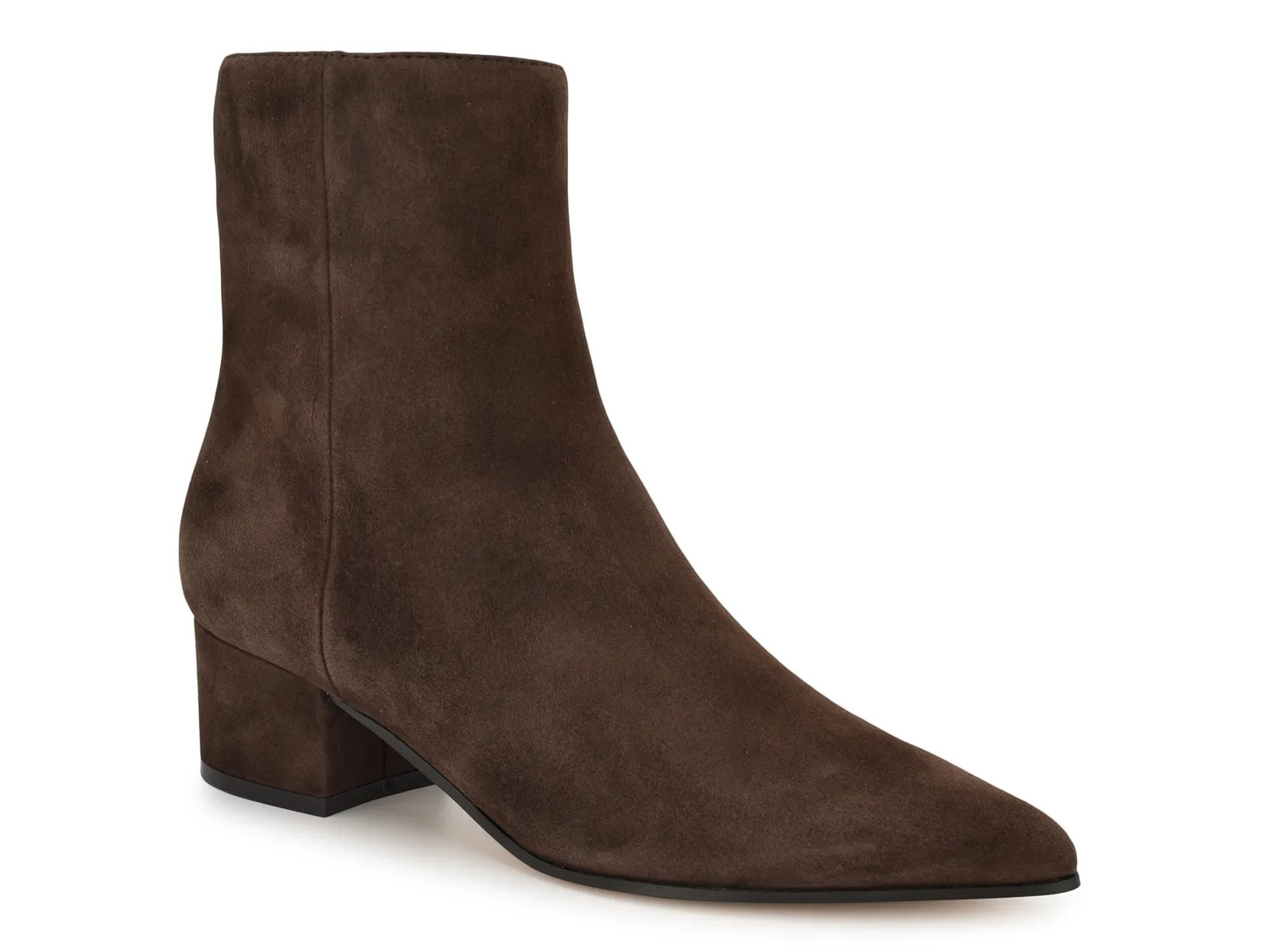 Nine West Maribu Bootie | Women's | Dark Brown Suede | Size 12 | Boots | DSW