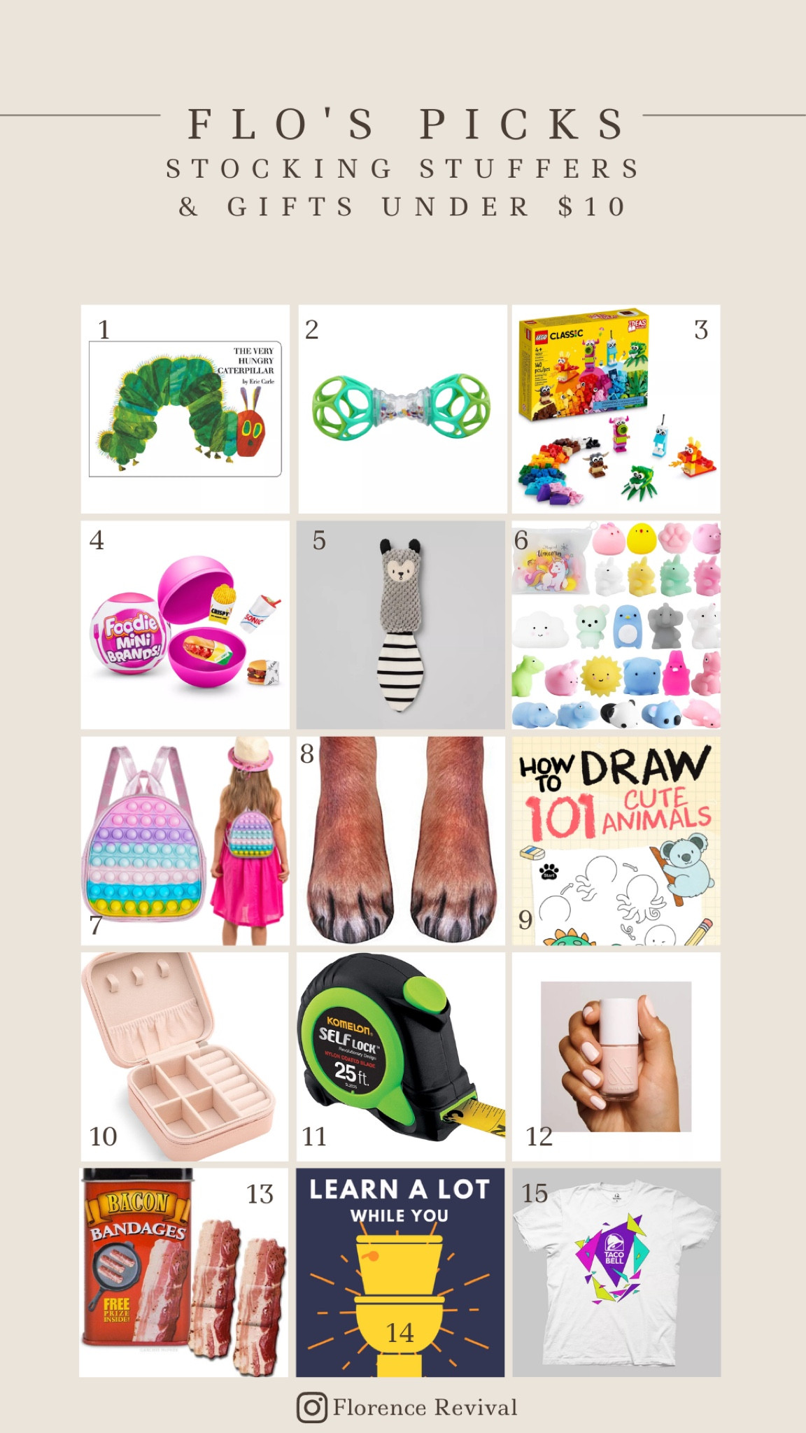 Stocking stuffers, gag gifts, and gifts under $10! 

#LTKunder50 #LTKGiftGuide #LTKHoliday