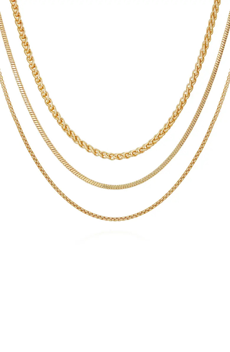 3-Pack Assorted Chain Necklaces | Nordstrom Rack