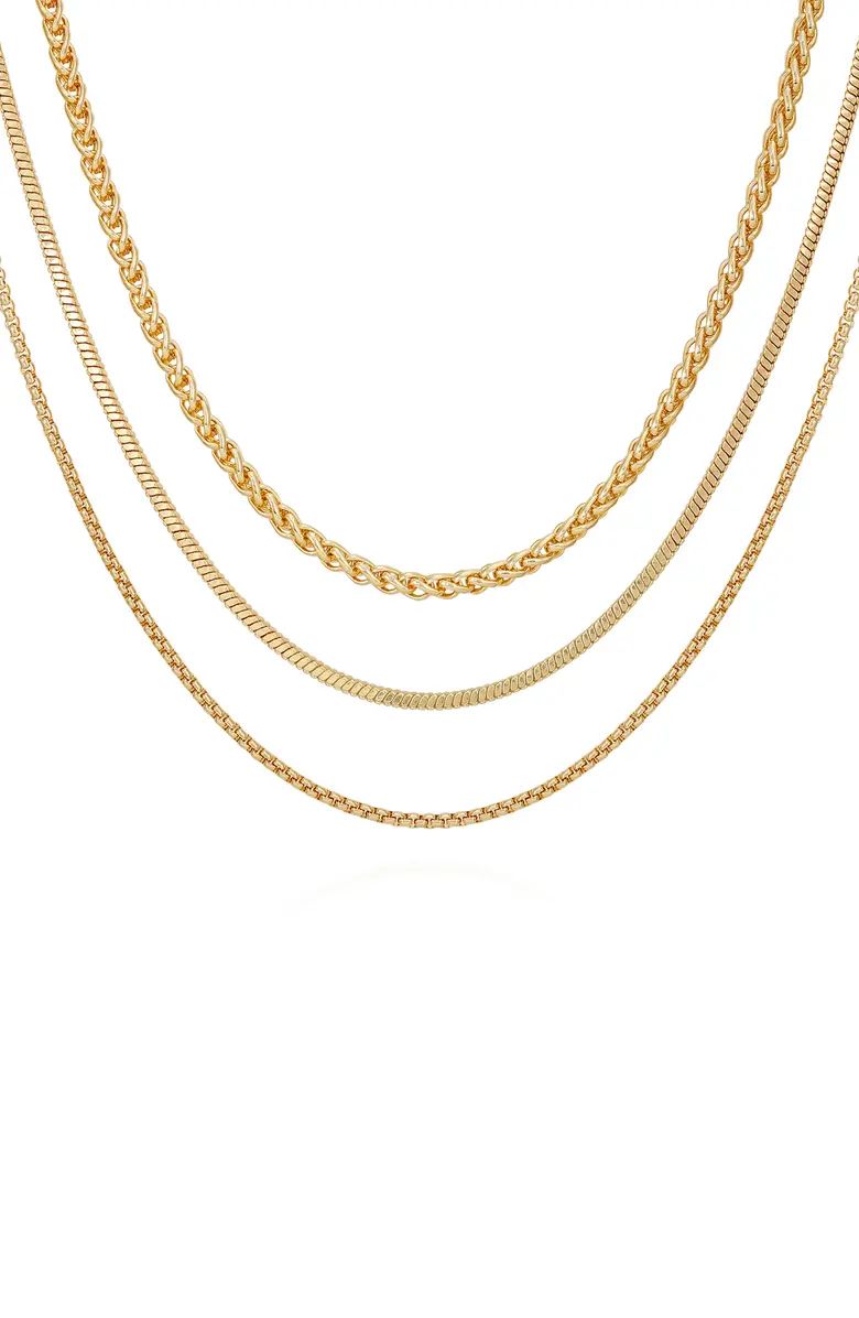 3-Pack Assorted Chain Necklaces | Nordstrom Rack