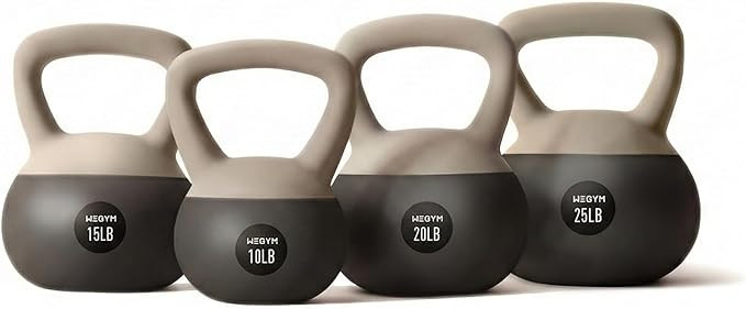 WeGym Soft Kettlebells with Cushioned Impact-Resistant Base and Anti-Slip, Wide-Grip Handle for H... | Amazon (US)
