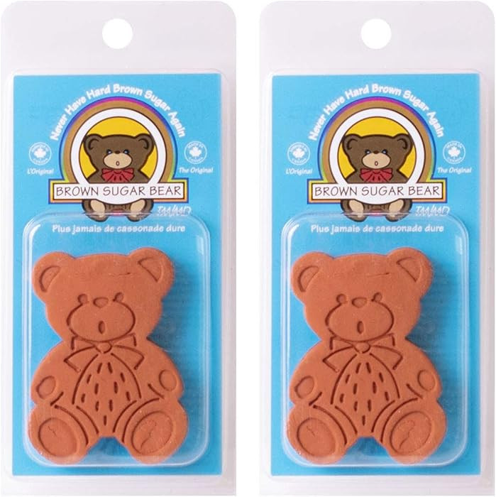 Brown Sugar Bear Original Brown Sugar Saver and Softener, Terracotta, Pack of 2 | Amazon (US)