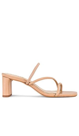 Chessie Mid Sandal in True Beige | Revolve Clothing (Global)