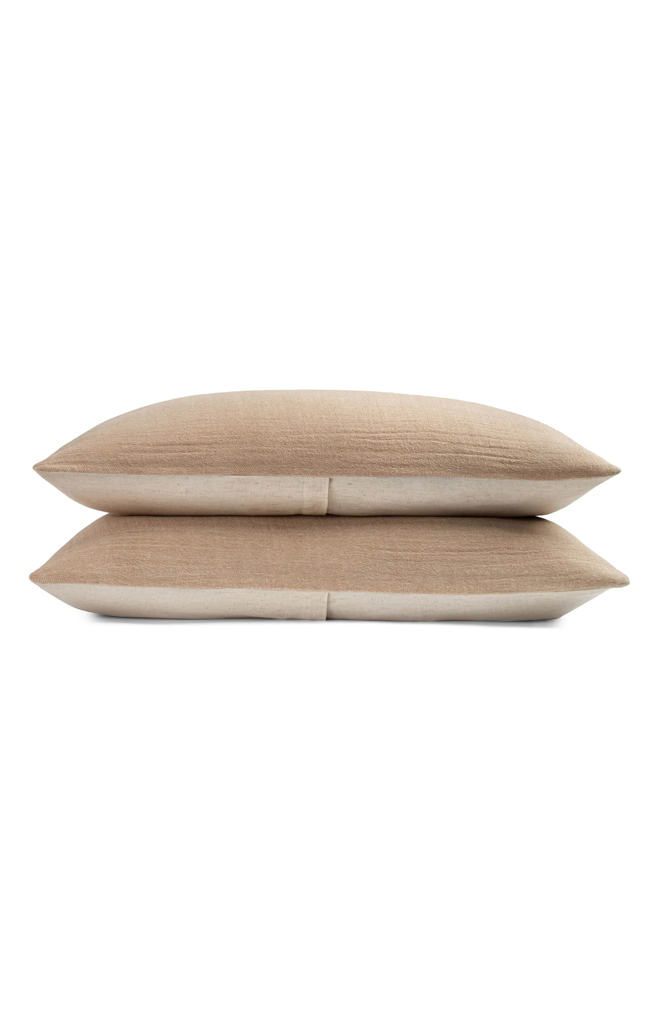 Sand Cotton & Linen Set of 2 Pillow Shams | Nordstrom | Nordstrom