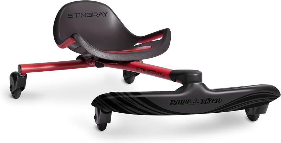 Radio Flyer Stingray Ride On Scooter Toy for Kids Ages 3-8 Years, Black, Drifter | Amazon (US)