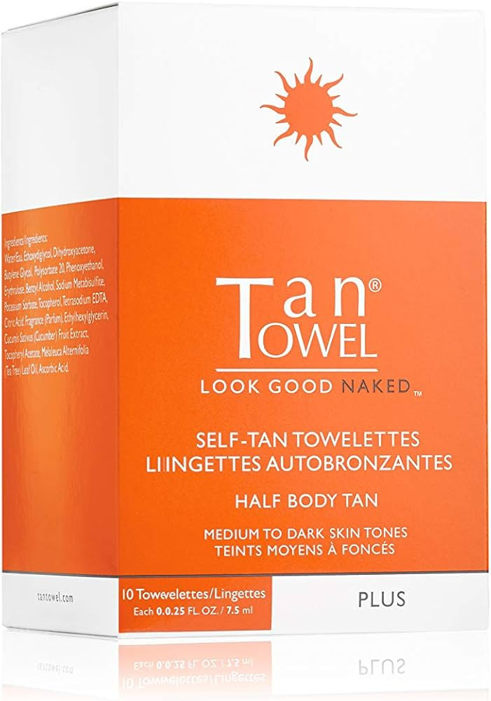 Tan Towel Half Body Plus, 10 Count (Pack of 1) | Amazon (US)