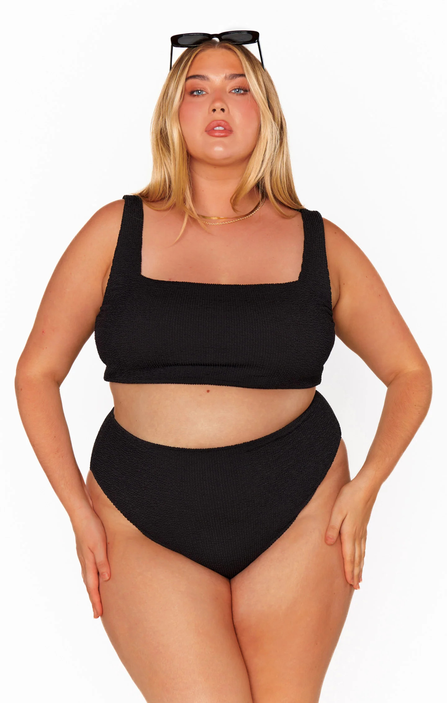 Sail Bottom, in Black Scrunch, Size: 1X | Show Me Your Mumu | Show Me Your Mumu