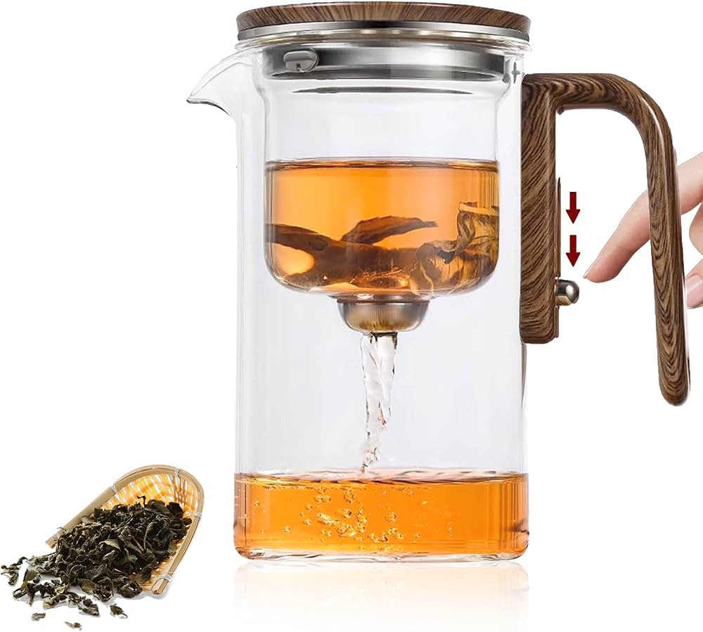 Enchanti Tea Pot, Magic Witchcraft Enchanted Glass Teapot with Strainer -600ML | Amazon (US)