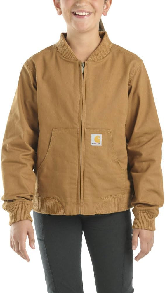 Carhartt Kid's CP9579 Rugged Flex Canvas Jacket - Girls | Amazon (US)