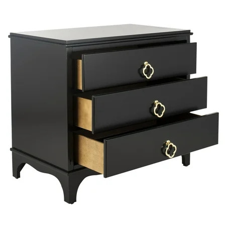 Safavieh Hannon 3-Drawer Solid Contemporary Nightstand | Walmart (US)