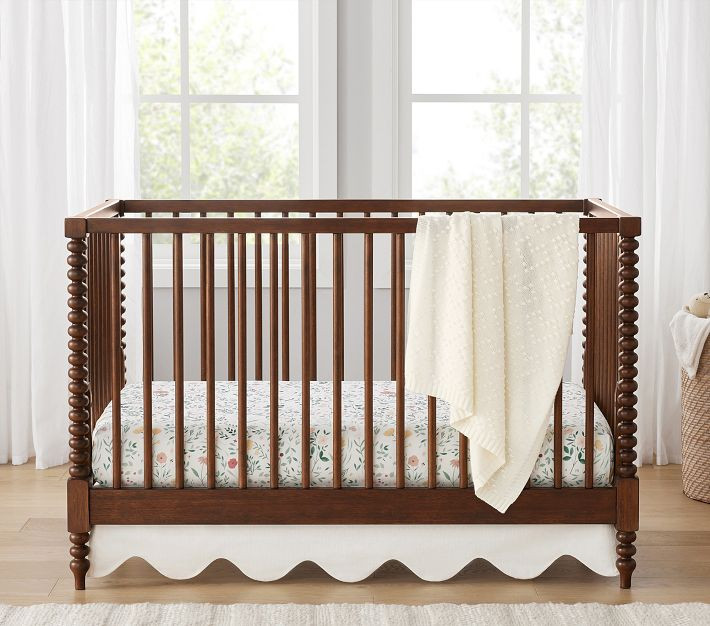 Chris Loves Julia Prairie Floral Organic Crib Fitted Sheet | Pottery Barn Kids