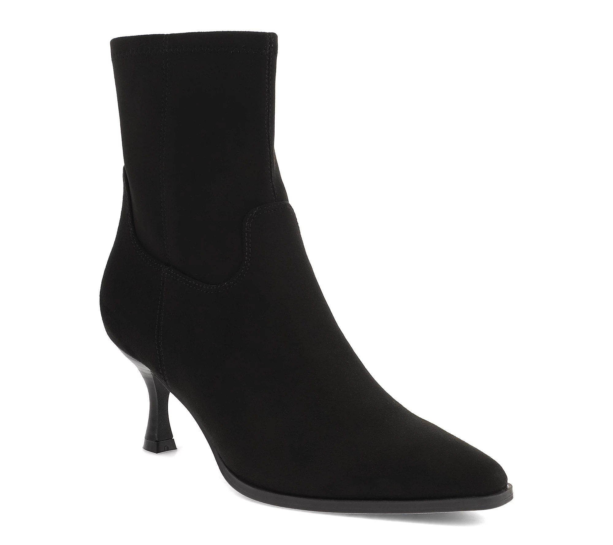 MIA Pointed Toe Kitten Heel Dress Booties - Ale tta | QVC