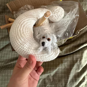 Custom Baby Mobile, Custom Crochet Dog, Neutral Nursery Mobile, Baby Crib Mobile, Nursery Worker ... | Etsy (US)