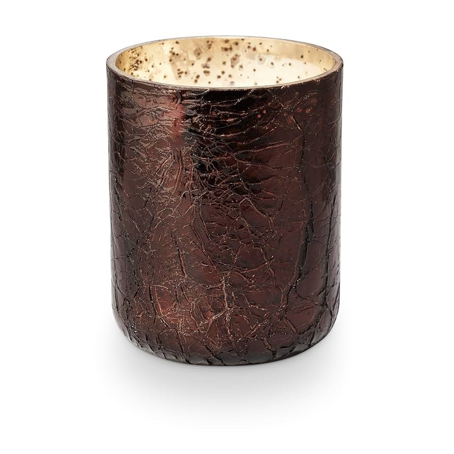 ILLUME Noble Holiday Midnight Pumpkin Small Crackle Glass Candle | Amazon (US)