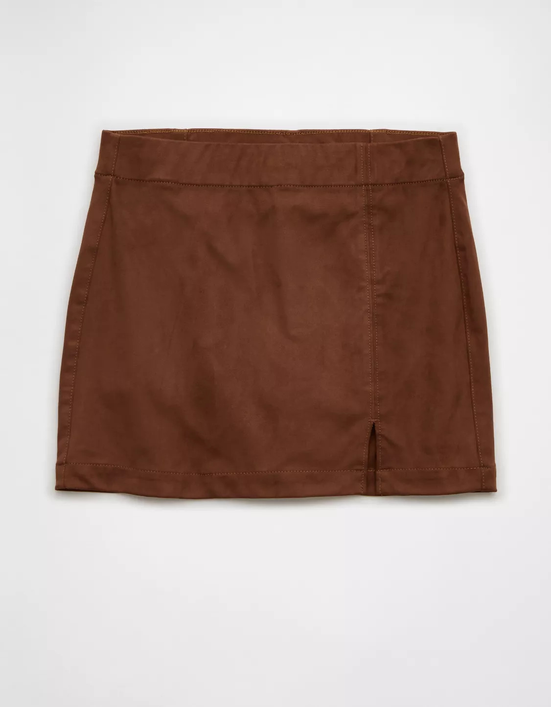 AE High-Waisted Suede Mini Skort | American Eagle Outfitters (US & CA)