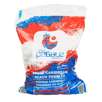 Beach Pebble Company  30-lb White Pebbles | Lowe's