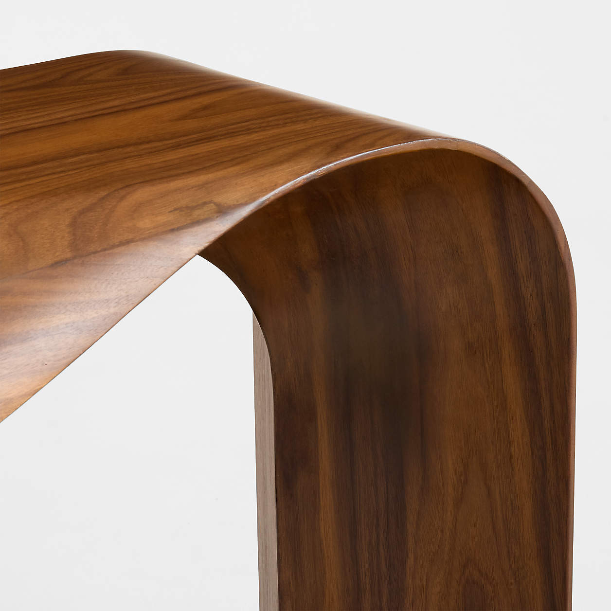 Crofton Natural Walnut Wood 60" Console Table | Crate & Barrel | Crate & Barrel
