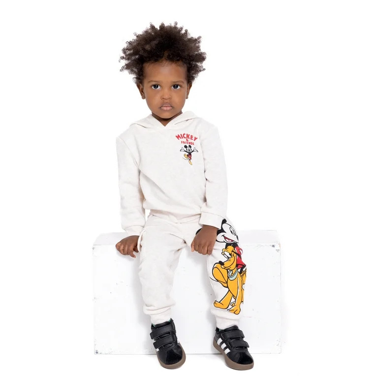Mickey Mouse Toddler Boy Hoodie and Joggers Set, Sizes 12M-5T - Walmart.com | Walmart (US)